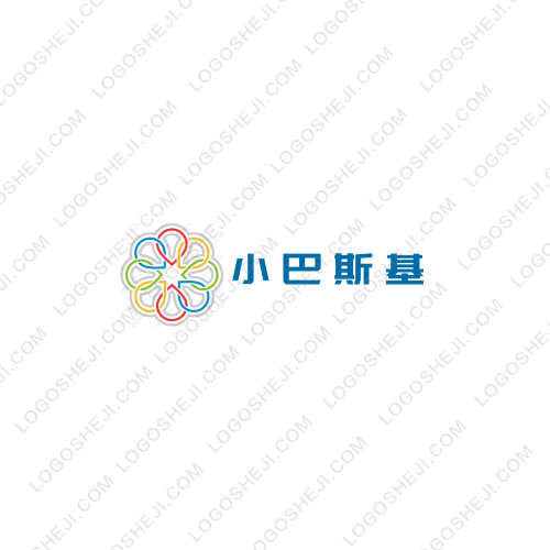 小巴斯基logo设计